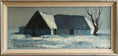 Load image into Gallery viewer, Vintage Art Original Winterscape Oil Painting from Sweden
