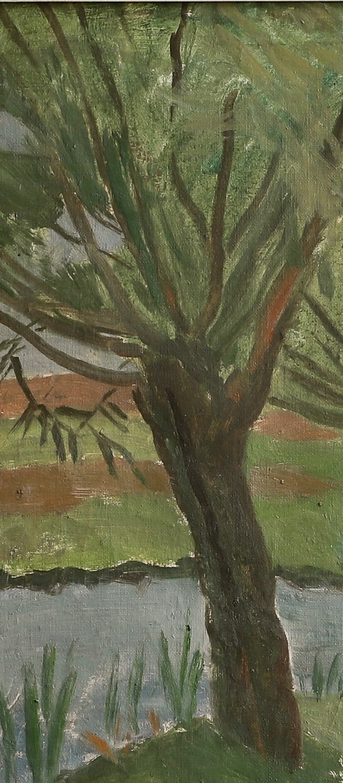 Affordable Art Original Landscape Oil Painting by H Lundström