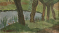 Load image into Gallery viewer, Affordable Art Original Landscape Oil Painting by H Lundström
