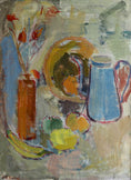 Load image into Gallery viewer, Vintage Original Kitchen Still Life Oil Painting from Sweden
