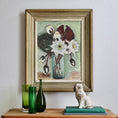 Load image into Gallery viewer, Vintage Art Original Still Life Floral Oil Painting from Sweden
