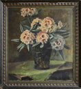 Load image into Gallery viewer, Vintage Original Still Life Oil Painting of Rhododendrons from Sweden
