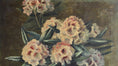Load image into Gallery viewer, Vintage Original Still Life Oil Painting of Rhododendrons from Sweden
