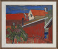 Load image into Gallery viewer, Mid Century Original Cityscape Oil Painting from Sweden
