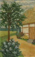 Load image into Gallery viewer, Original Mid Century Farmhouse Painting from Sweden
