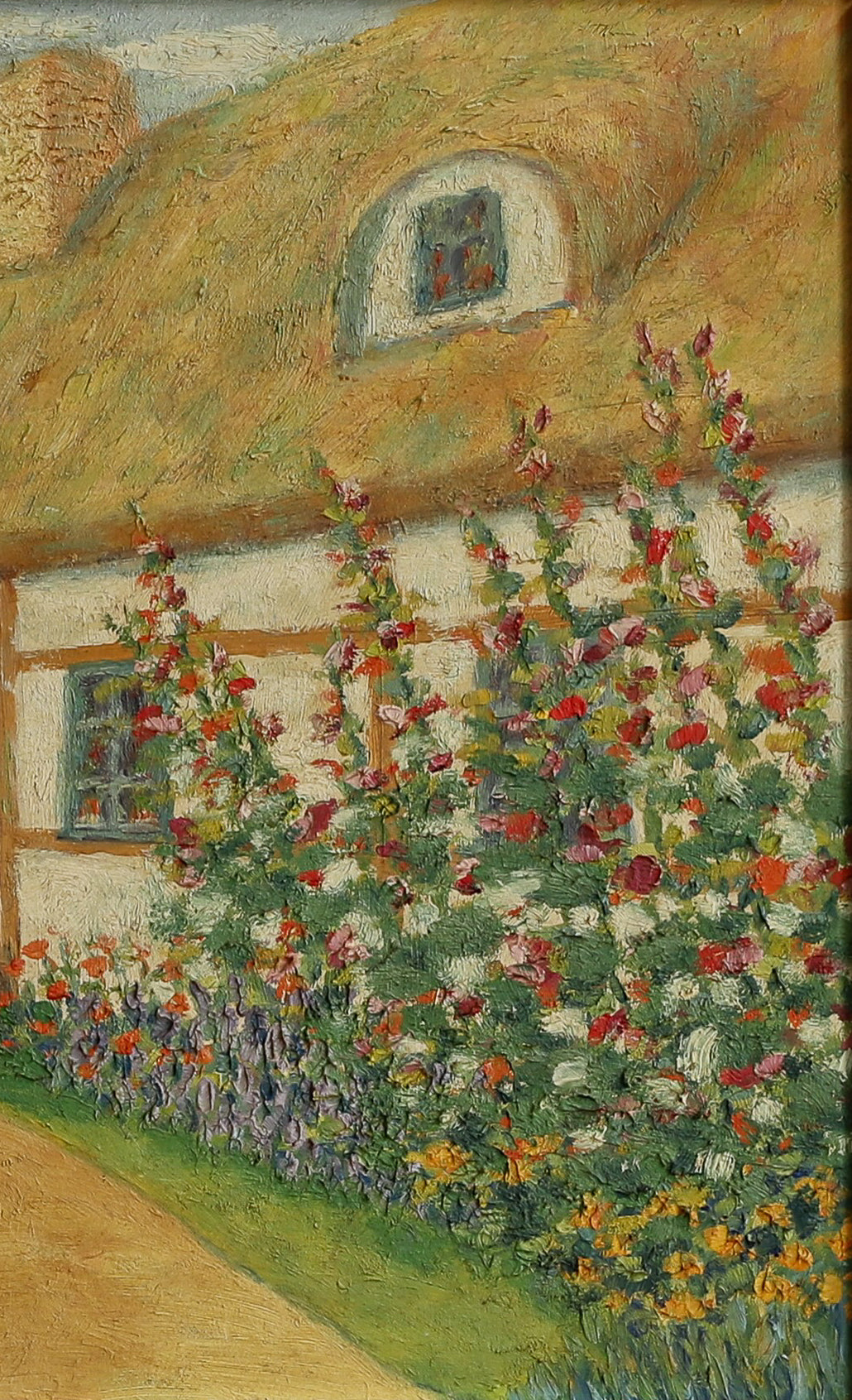 Original Mid Century Farmhouse Painting from Sweden