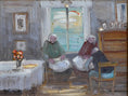Load image into Gallery viewer, Vintage Original Traditional Interior Oil Painting from Sweden

