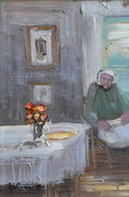 Load image into Gallery viewer, Vintage Original Traditional Interior Oil Painting from Sweden
