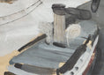 Load image into Gallery viewer, Vintage Mid Century Original Cityscape Painting from Sweden
