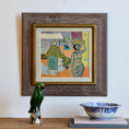 Load image into Gallery viewer, Vintage Art Room Colorful Original Oil Painting from Sweden
