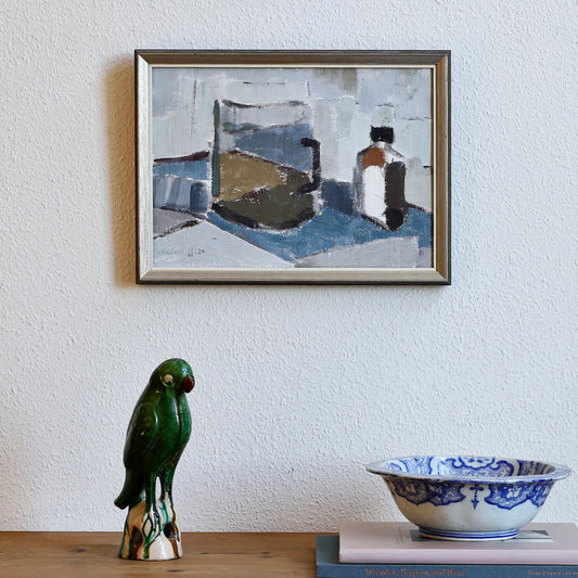 Vintage Mid Century Original Still Life from Sweden