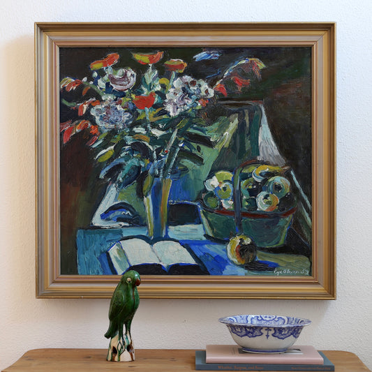 Affordable Vintage Art from Sweden Original Still Life