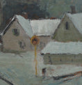 Load image into Gallery viewer, Mid Century Vintage Winter Landscape Oil Painting from Sweden
