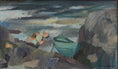 Load image into Gallery viewer, Vintage Art Original Coastal Oil Painting from Sweden
