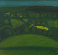 Load image into Gallery viewer, Mid Century Vintage Abstract Landscape Oil Painting From Sweden
