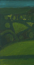 Load image into Gallery viewer, Mid Century Vintage Abstract Landscape Oil Painting From Sweden
