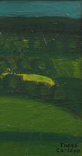 Load image into Gallery viewer, Mid Century Vintage Abstract Landscape Oil Painting From Sweden

