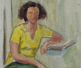 Load image into Gallery viewer, Vintage Original Figurative Oil Painting from Sweden
