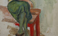 Load image into Gallery viewer, Vintage Original Figurative Oil Painting from Sweden
