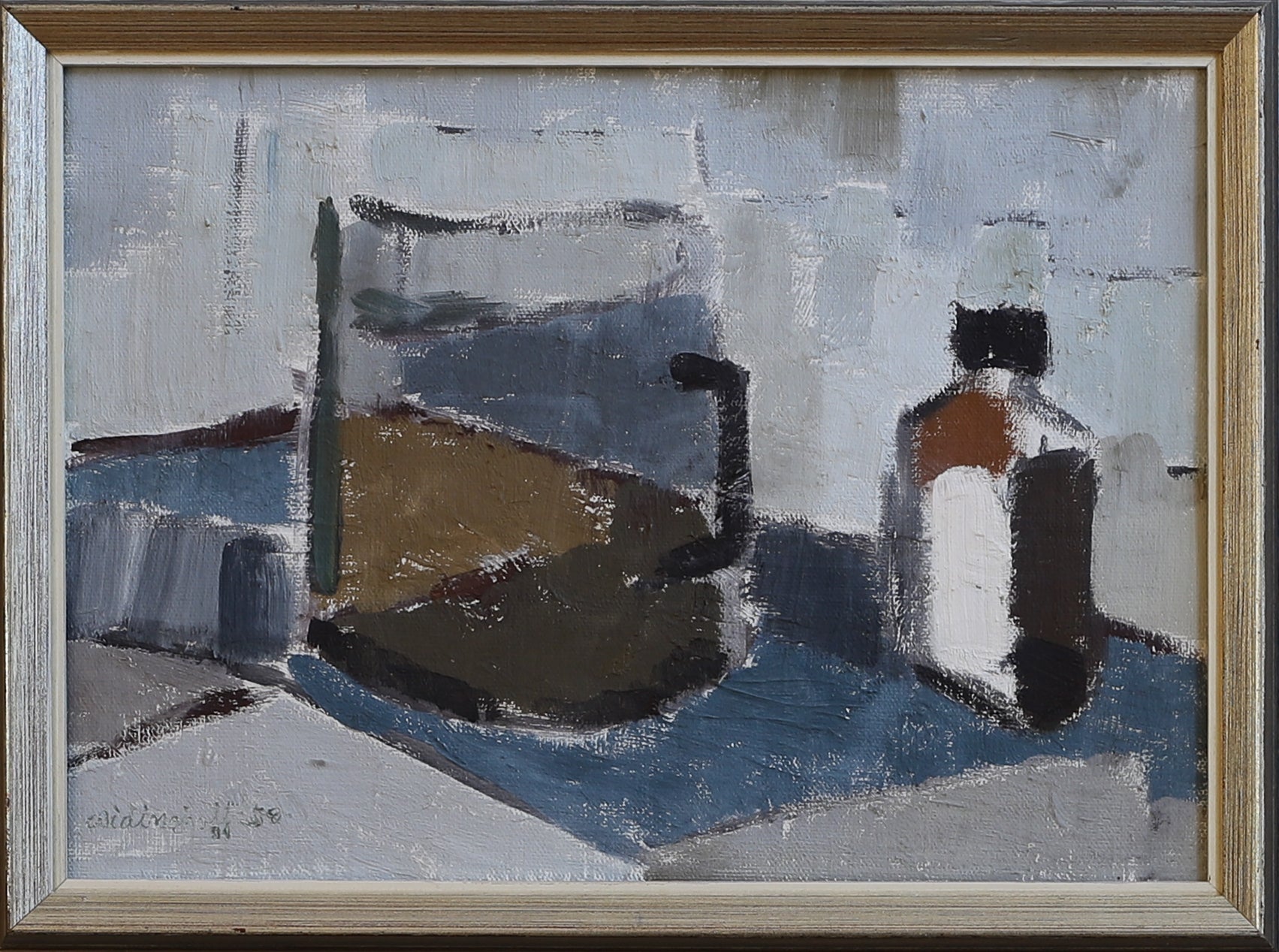 Vintage Mid Century Original Still Life from Sweden