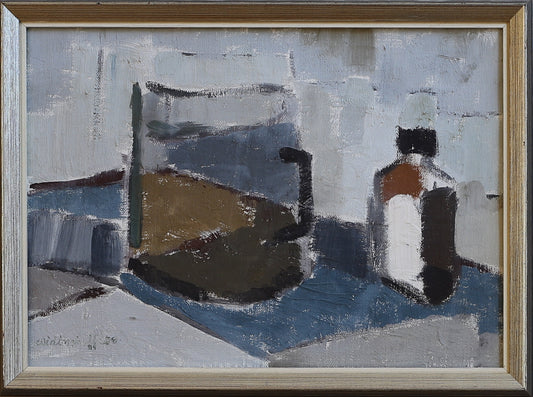 Vintage Mid Century Original Still Life from Sweden