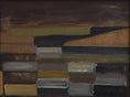 Load image into Gallery viewer, RESERVED for Christine Vintage Mid Century Original Abstract Oil Painting from Sweden
