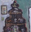Load image into Gallery viewer, Original Vintage Mid Century Interior Oil Painting from Sweden
