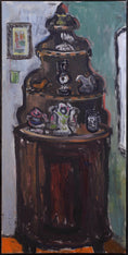 Load image into Gallery viewer, Original Vintage Mid Century Interior Oil Painting from Sweden
