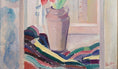 Load image into Gallery viewer, Vintage Mid Century Original Interior Oil Painting from Sweden 1945
