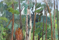 Load image into Gallery viewer, Vintage Original Landscape Oil Painting The Forest Path From Sweden
