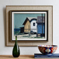 Load image into Gallery viewer, Original Coastal Oil Painting Vintage Mid Century Sweden
