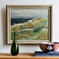 Load image into Gallery viewer, Vintage Mid Century Original Coastal Oil Painting from Sweden 1954
