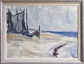 Load image into Gallery viewer, Vintage Art Original Coastal Oil Painting From Sweden
