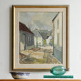 Load image into Gallery viewer, Original Oil Painting Vintage Art Mid Century Sweden
