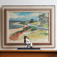 Load image into Gallery viewer, Vintage Mid Century Fine Art Coastal Oil Painting from Sweden
