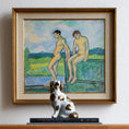 Load image into Gallery viewer, Vintage Original Figure Oil Painting from Sweden
