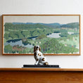 Load image into Gallery viewer, Vintage Art Room Mid Century Landscape Oil Painting
