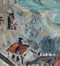 Load image into Gallery viewer, Mid Century Original Coastal Oil Painting From Sweden 1955
