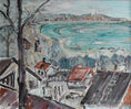 Load image into Gallery viewer, Mid Century Original Coastal Oil Painting From Sweden 1955
