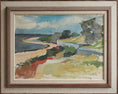 Load image into Gallery viewer, Vintage Mid Century Fine Art Coastal Oil Painting from Sweden
