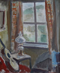 Load image into Gallery viewer, Mid Century Original Interior Oil Painting From Sweden
