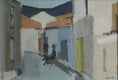 Load image into Gallery viewer, Mid Century Vintage Art Cityscape Oil Painting from Sweden
