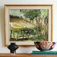 Load image into Gallery viewer, Mid Century Vintage Oil Painting from Sweden by O Wessbohn
