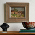 Load image into Gallery viewer, Mid Century Original Vintage Farmhouse Oil Painting from Sweden
