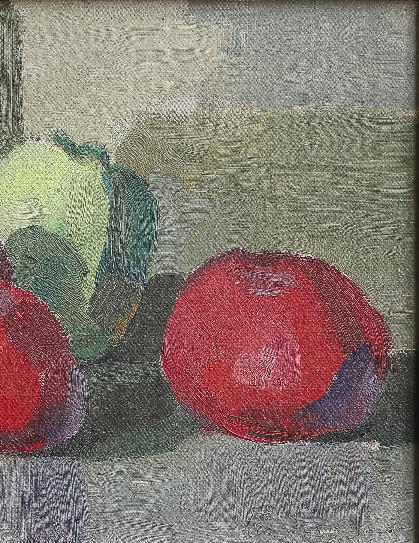 Original Mid Century Still Life Oil Painting From Sweden