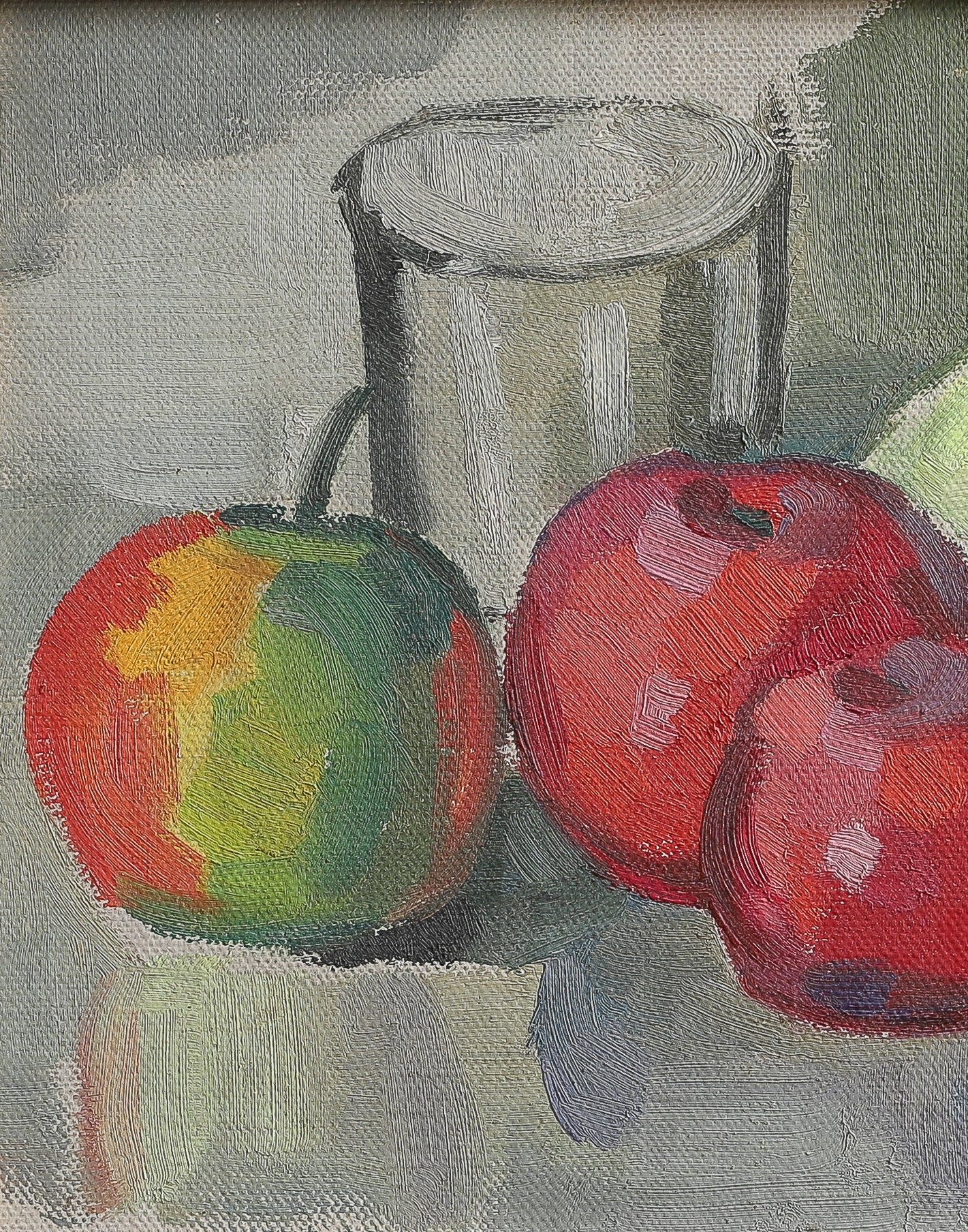 Original Mid Century Still Life Oil Painting From Sweden