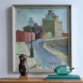 Load image into Gallery viewer, Vintage Mid Century Cityscape from Sweden
