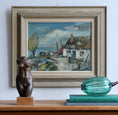 Load image into Gallery viewer, Mid Century Vintage Art Original Oil Painting from Sweden
