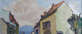 Load image into Gallery viewer, Vintage Mid Century Original Oil Painting of Menton France

