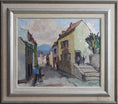 Load image into Gallery viewer, Vintage Mid Century Original Oil Painting of Menton France
